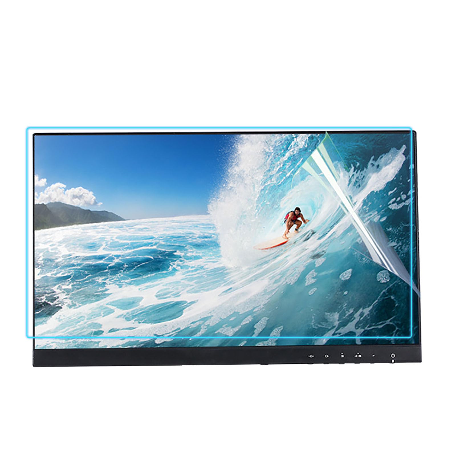 Filtre anti lumière bleue TV pour soulager la fatigue visuelle sur LCD