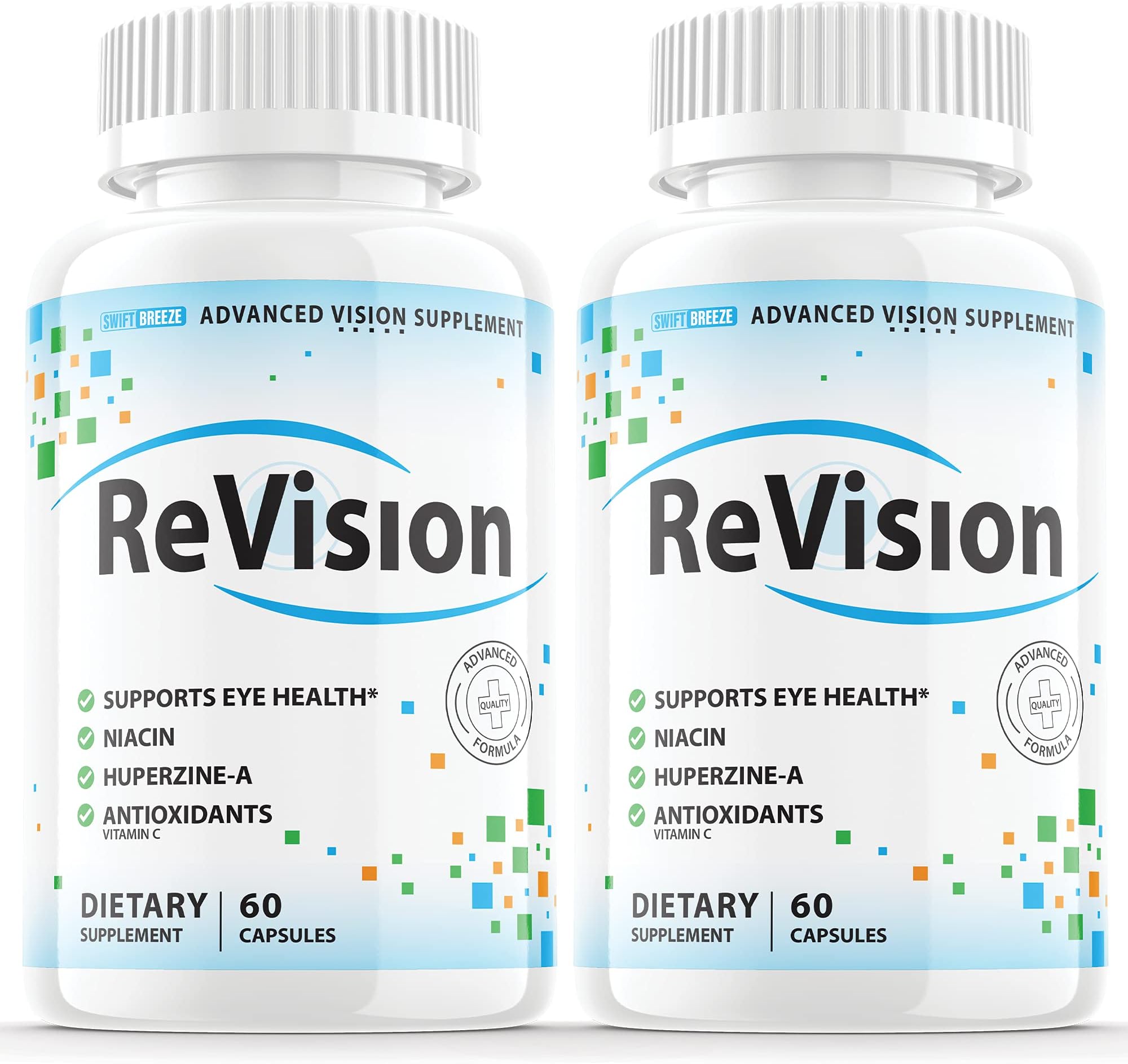 (2 Pack) Revision Eye Supplement Pills Advanced Vision 2.0 Eye Care Complex Vitamin Capsules Pro (120 Capsules)