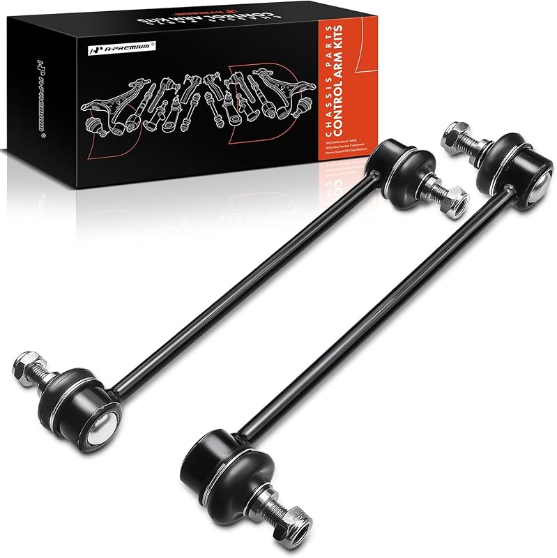 Kit com 2 bieletas da barra estabilizadora traseira A-Premium para Toyota e Lexus – 23,7 cm
