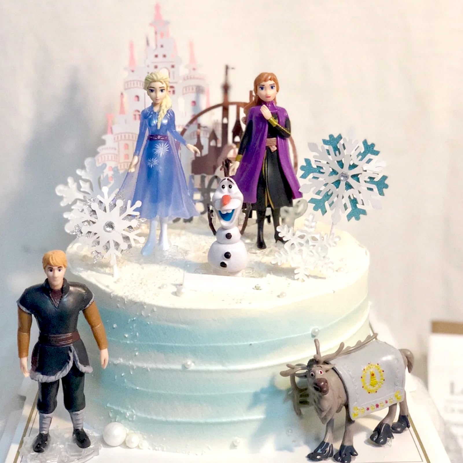 Decoración 3D para tartas, 5 figuras de fiesta, figuras de acción, decoración de tartas, dibujos animados, figuras de magdalenas para niños, cumpleaños, baby shower, suministros de fiesta temática