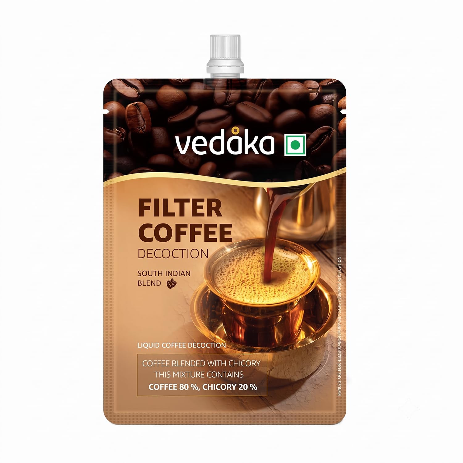 Amazon Brand - Vedaka Coffee Decoction 200 ml | Ready-to-Use Filter Coffee Concentrate | Just Add Hot Milk | Strong Aroma & Authentic Taste-image-3