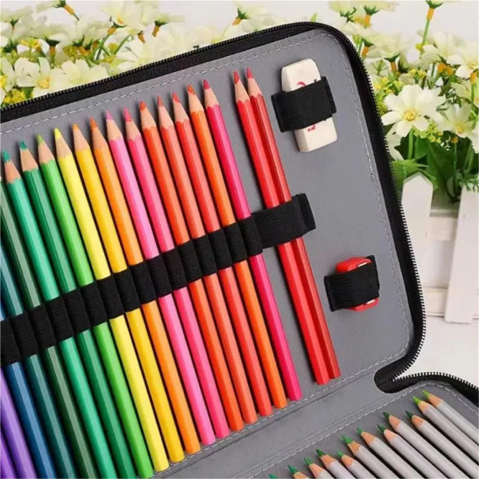 Estuche Lindo for bolígrafos con 200 Ranuras