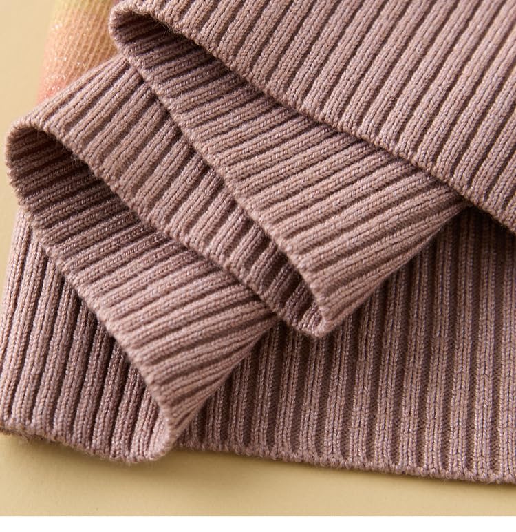 Generico Cardigan per Donne Anziane, Maglione di Mezza età Foderato in Pile, Cardigan in Maglia Fine, Girocollo, Nonna, Morbido E Caldo, Foglie Jacquard, Top Casual per Signora Anziana, per Autunno