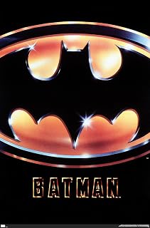 DC Comics Movie Batman (1989) - Logo One Sheet Wall Poster, 34L" x 22.4W", Premium Unframed Version