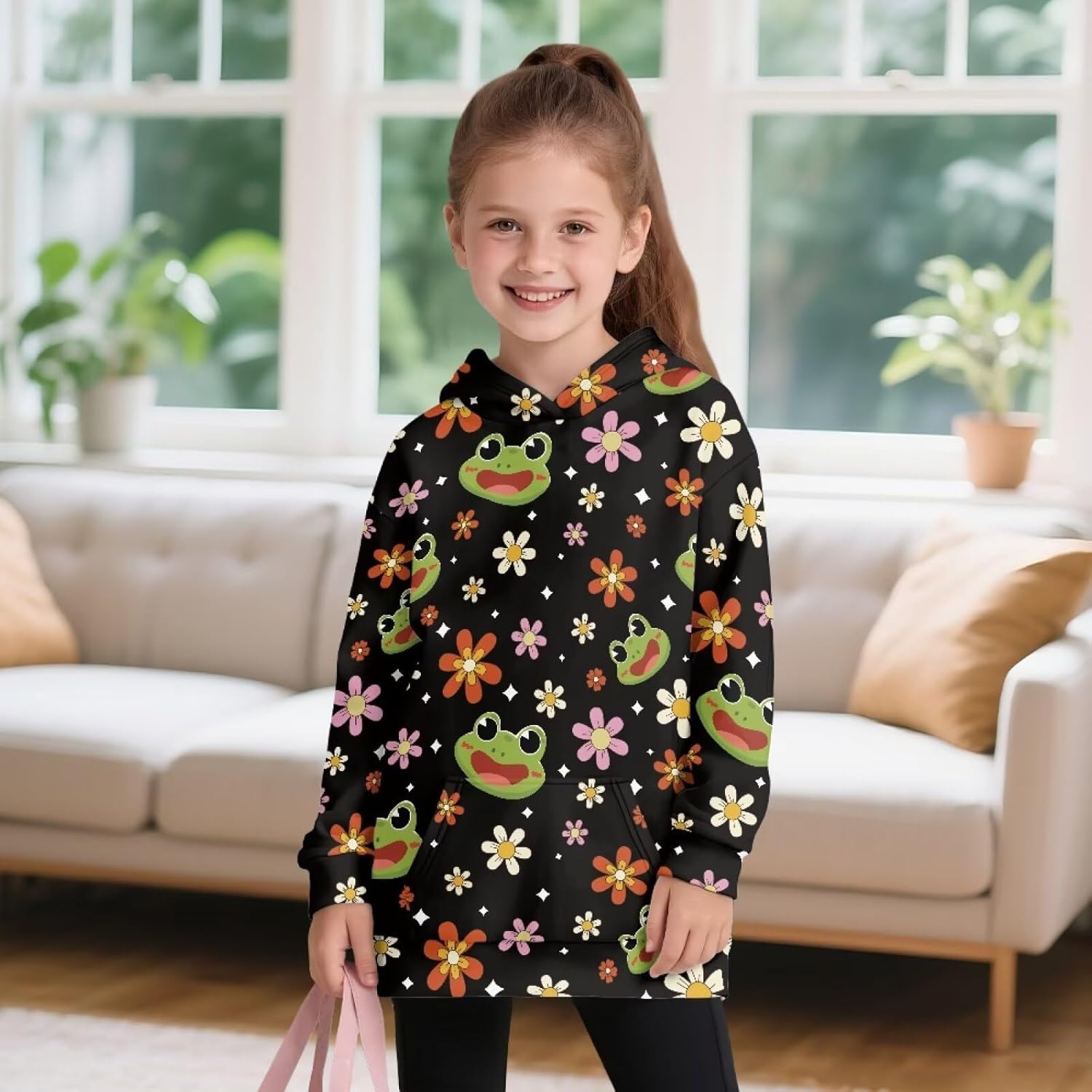 Kids Hoodies for Boys Girls Pullover Hooded Toddler Sweatshirt Long Sleeve with Pockets for 5-14 Years - Image 3