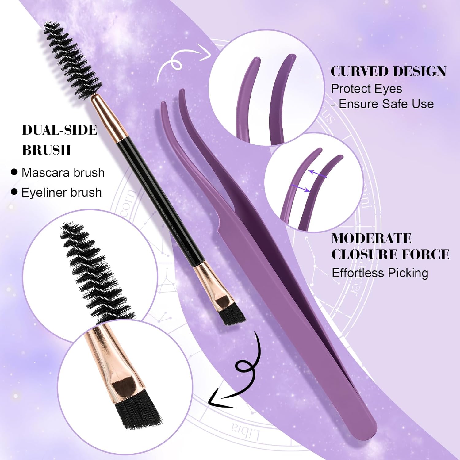 B&Q Flora Lash Clusters Kit 156PCS D-Curl Wet Look Wispy Lashes Mixed Lengths DIY Eyelash Clusters All-in-One Lash Extension Kit Natural Medium Dramatic for Sensitive Eyes Beginner-Friendly（B0X Kit）