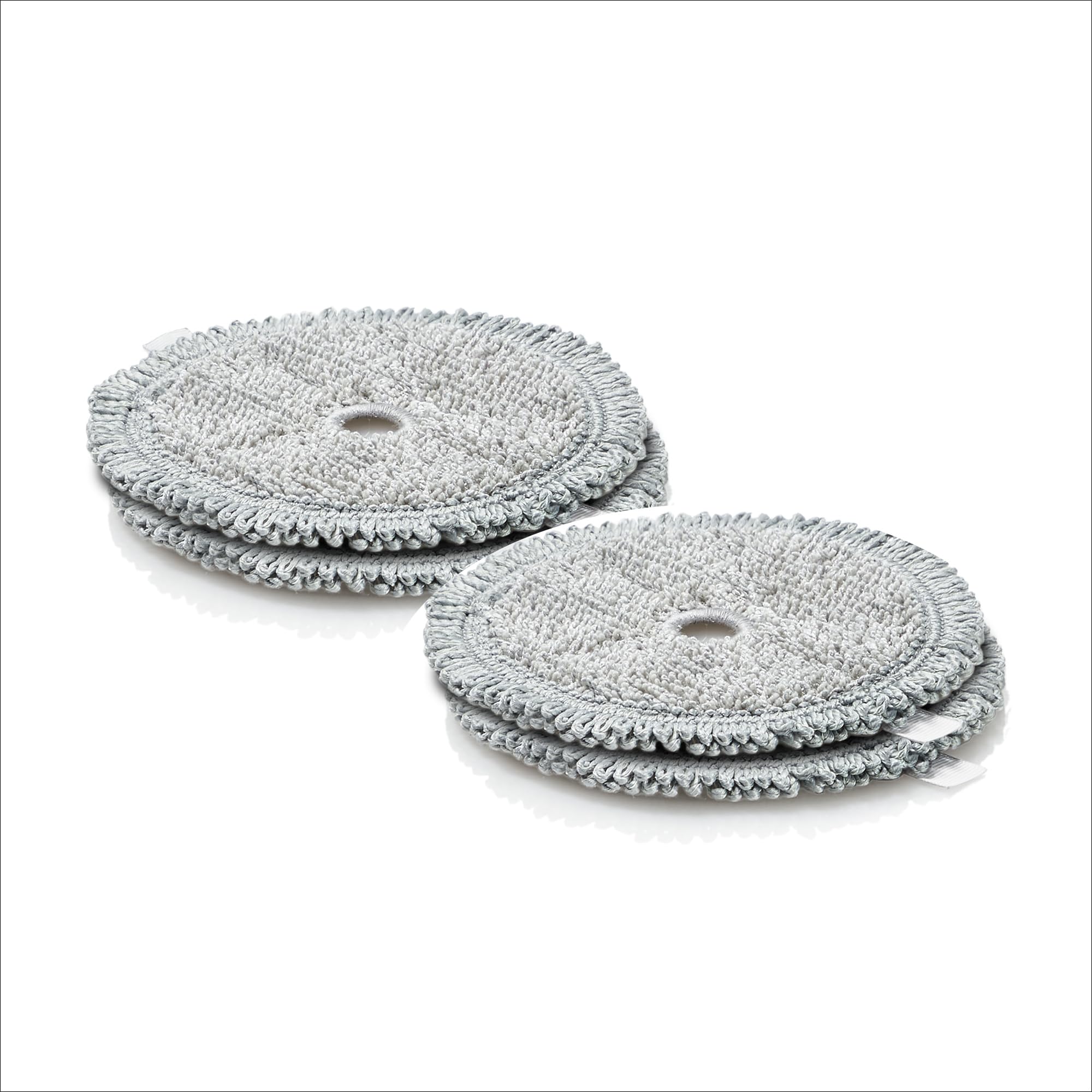 Bosch, coussins rotatifs de nettoyage en microfibres, pour la brosse Aqua ProHygiène 2en1 et Unlimited 7 ProHygiène Brosse Aqua, lavables en machine, gris, BHZUPAD1