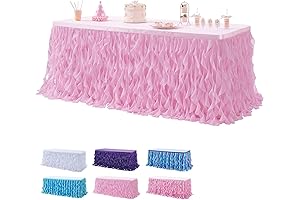 Leegleri Desk Skirt Classroom, Princess Tutu Table Skirt