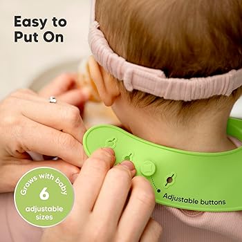 Silicone Baby Bibs - Waterproof, Easy Wipe Silicone Bib for Babies, Toddlers  - Baby Feeding Bibs with Large Food Catcher Pocket - Travel Bibs Set for  Boys, Girls - Food Grade BPA
