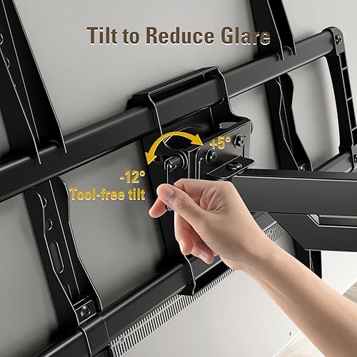Miniatura 6 de Mounting Dream Soporte de pared para TV de brazo largo para TV de 37 a 75 pulgadas, soporte de pared de TV de esquina con extensión de 32 pulgadas,