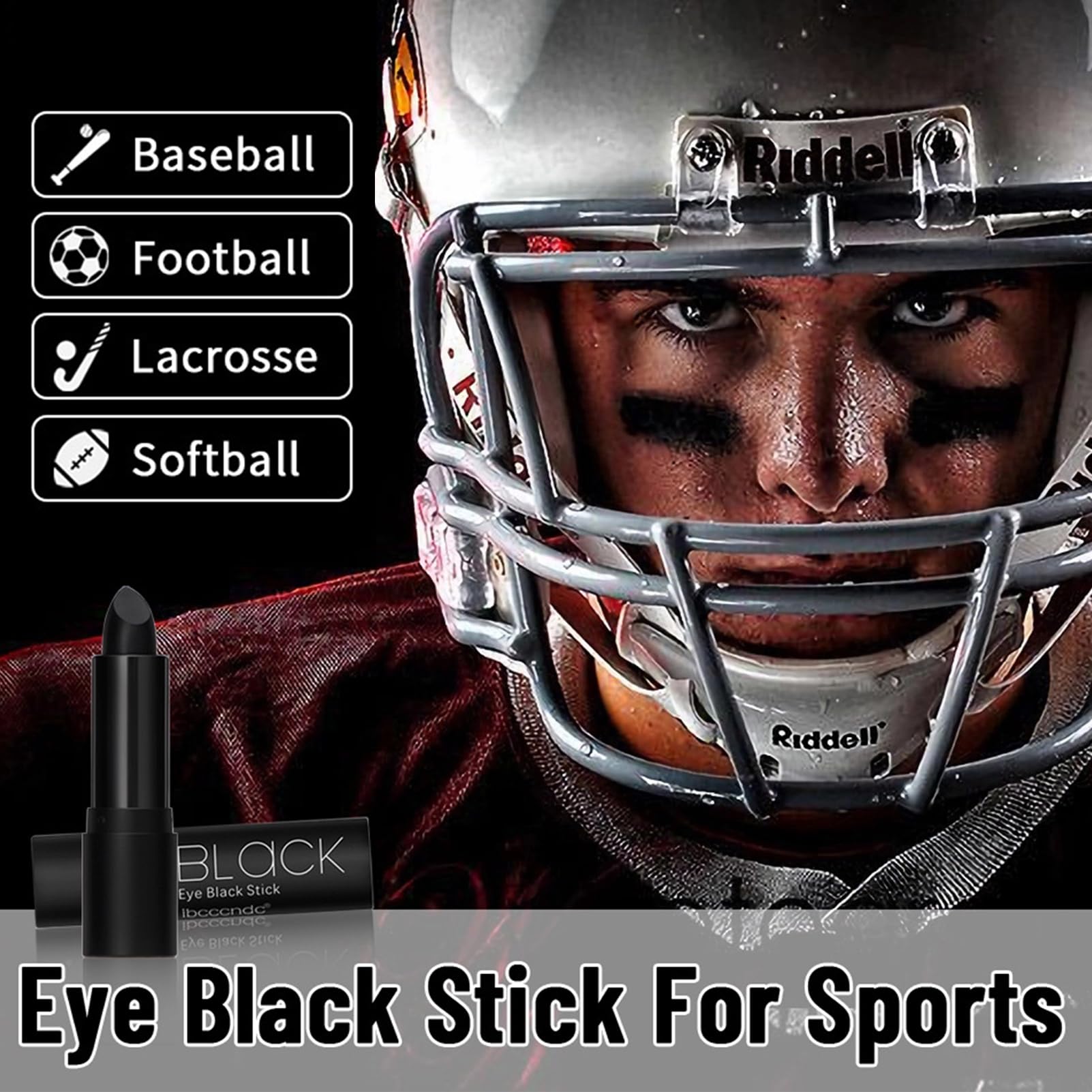 Football Face Paint Under Eyes