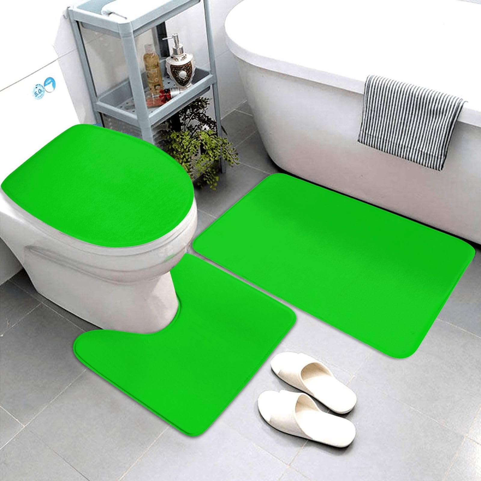 Tapis de contour doux en U pour éviter les glissades dans la salle de bain
