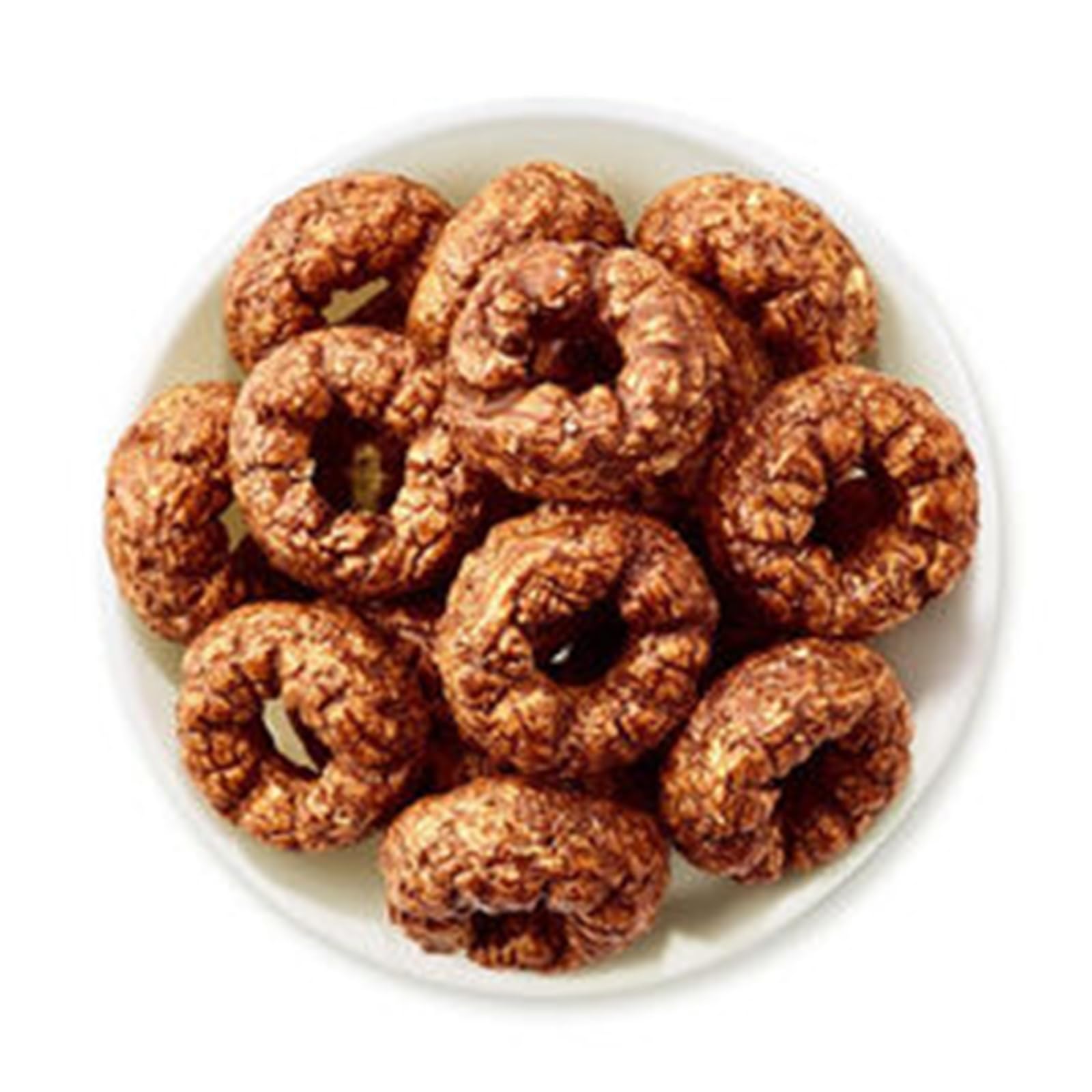 Snack de donut de chocolate (45 g), con un rico y suave sabor a cacao y una textura dual que es a la vez crujiente y esponjosa(7bag)