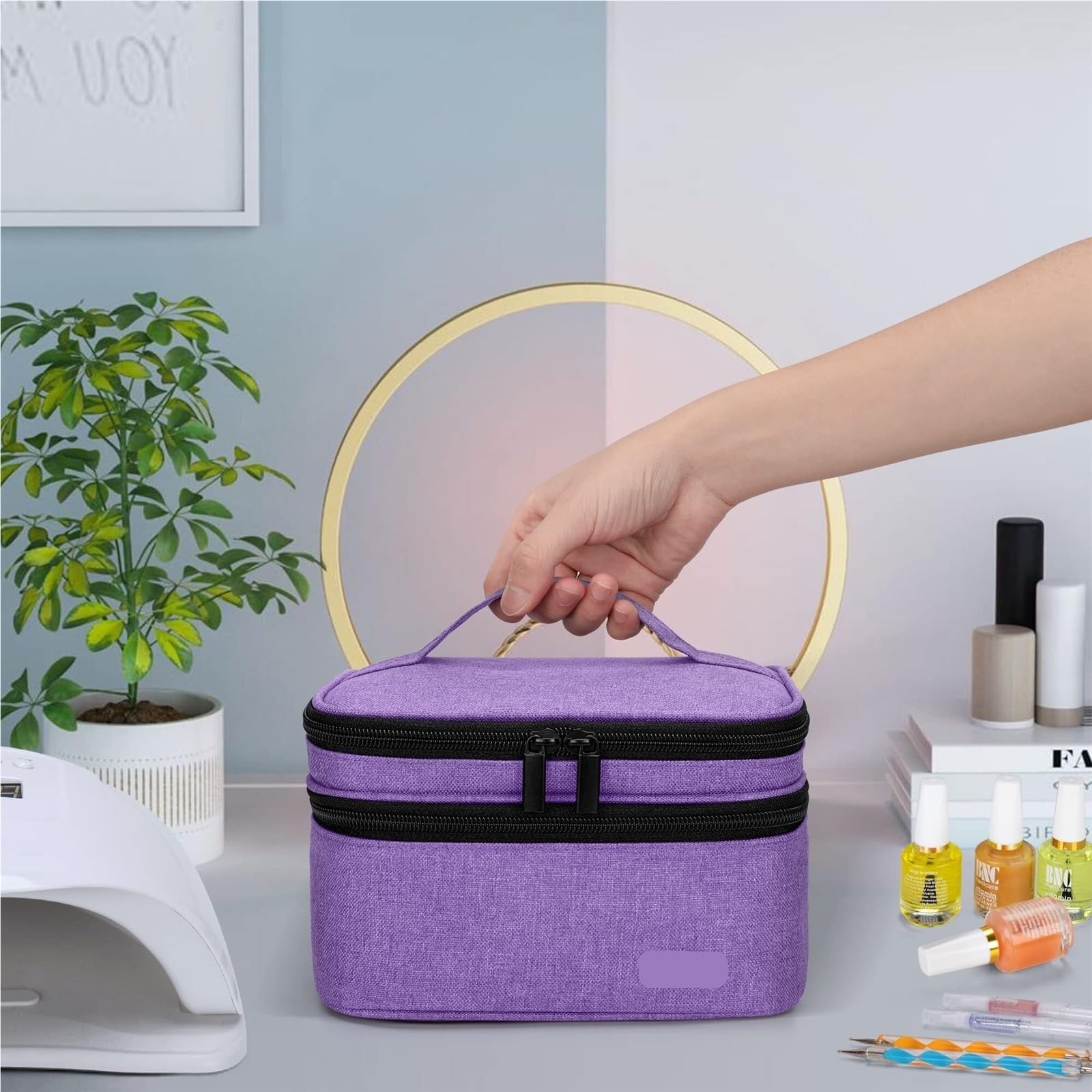 Lakiery Paznokci Etui Na 30 Butelek Lakieru Do Paznokci Zestawu Manicure Organizer Zaopatrzenie