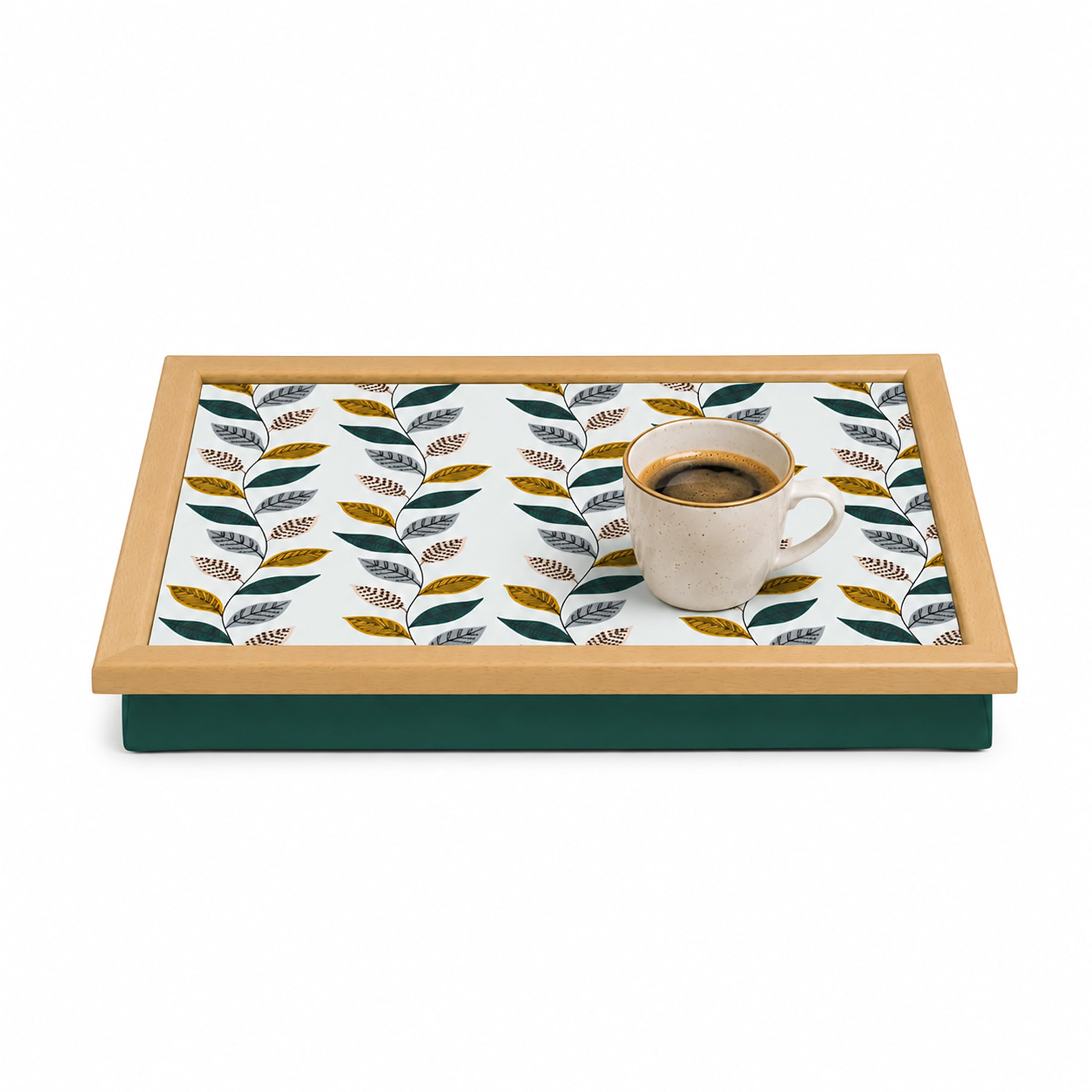 Premier Housewares Lap Tray | Cushioned Bean Bag Tray for Comfort and Style