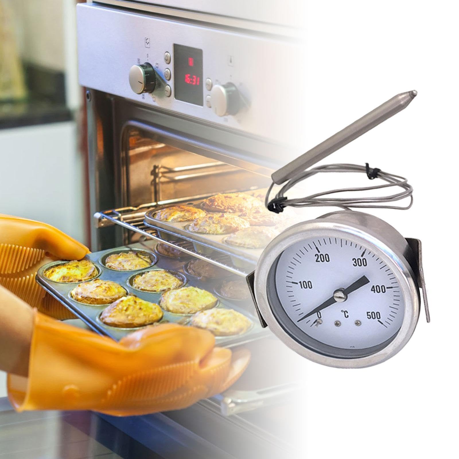 Termometro per Barbecue, Termometro per Barbecue in Gradi Fahrenheit E Indicatore di Calore 0-500 °C