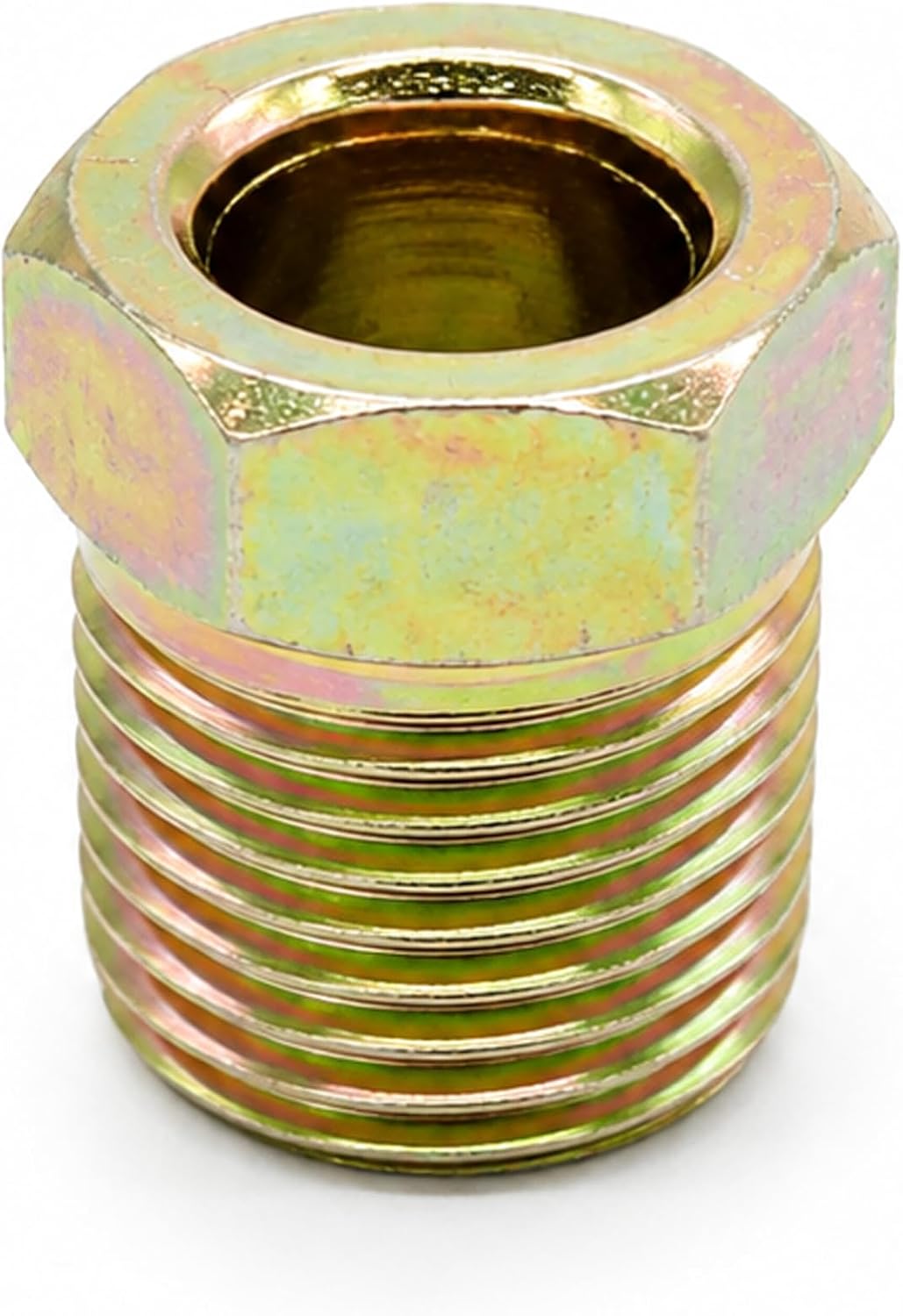 12PCS 1/4 Brake Line Fittings Tube Nut and Union Assortment, 7/16-24 Inverted Flare Fittings & Brass Unions for 1/4 Inch Brake Line Tube
