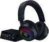 Razer Kraken V4 Pro - Wireless gaming headset with control hub - Sensa HD haptics OLED control hub, TriForce 40mm drivers, HyperSpeed & Bluetooth, THX Audio Black