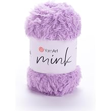 YarnArt Mink Soft Plush Yarn 100% Polyamide, Ultra Soft & Fluffy Knitting Yarn for Amigurumi, Baby Blankets, Scarves & Cozy Crafts