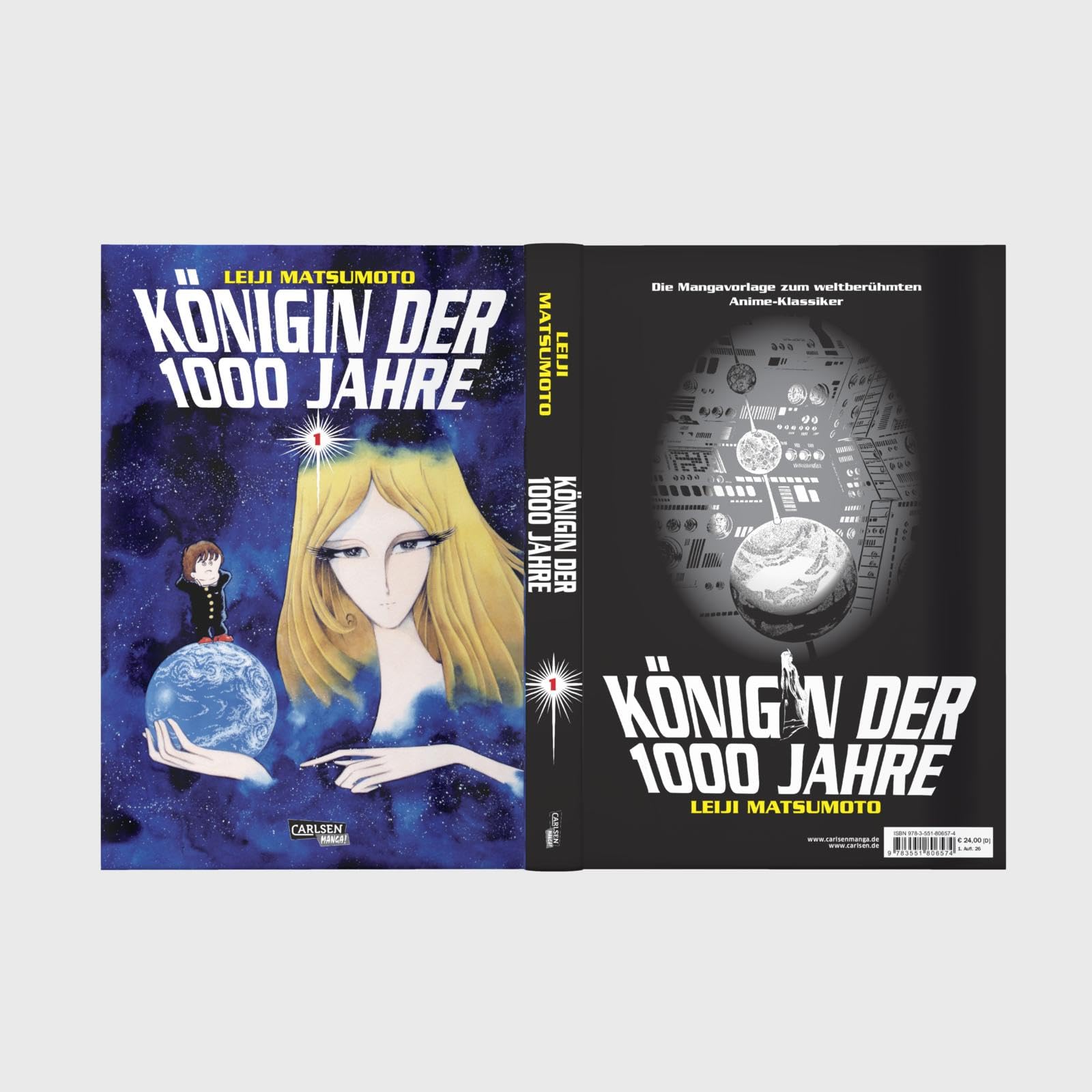 Königin der 1000 Jahre 1: Epischer Sci-Fi-Manga als hochwertige Hardcoverausgabe mit 20 Farbseiten