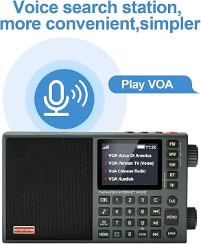 CHOYONG LC90 Mini Multi-Band Smart Internet Radio Portable AM/FM/SW/MW