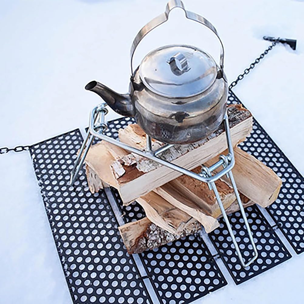 Ognisko na zewnątrz grill wsparcie przenośne gotowanie Tr ze składanymi nogami obóz gotowanie Tr tial Akcesoria kuchenne na kemping i grillowanie