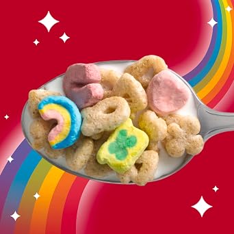 Lucky Charms, 25% Less Sugar, Single Serve Bowlpak, 96 Ct, 6 lb Case
