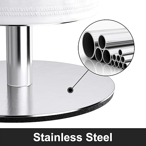 Miniatura 3 de Soporte de papel higiénico de níquel cepillado para almacenamiento de papel higiénico de baño, soporte de papel higiénico independiente de acero