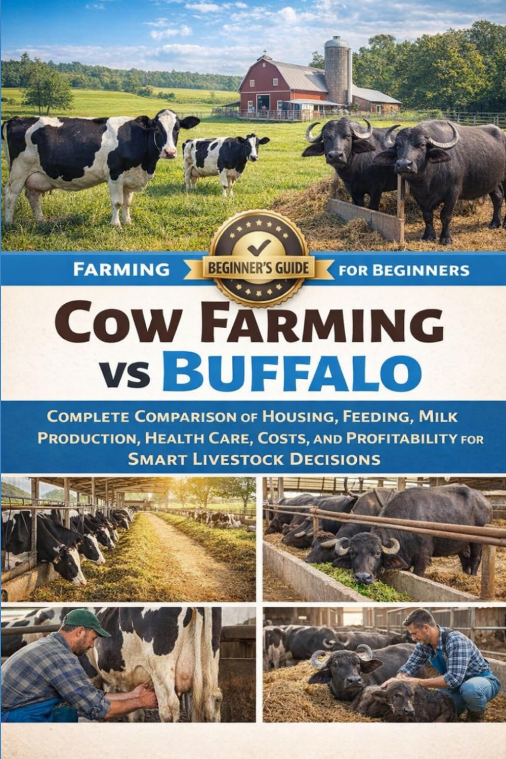 Cow Farming vs Buffalo Farming Guide for Beginners: Complete Comparison of Housing, Feeding, Milk Production, Health Care, Costs, and Profitability for Smart Livestock Decisions
