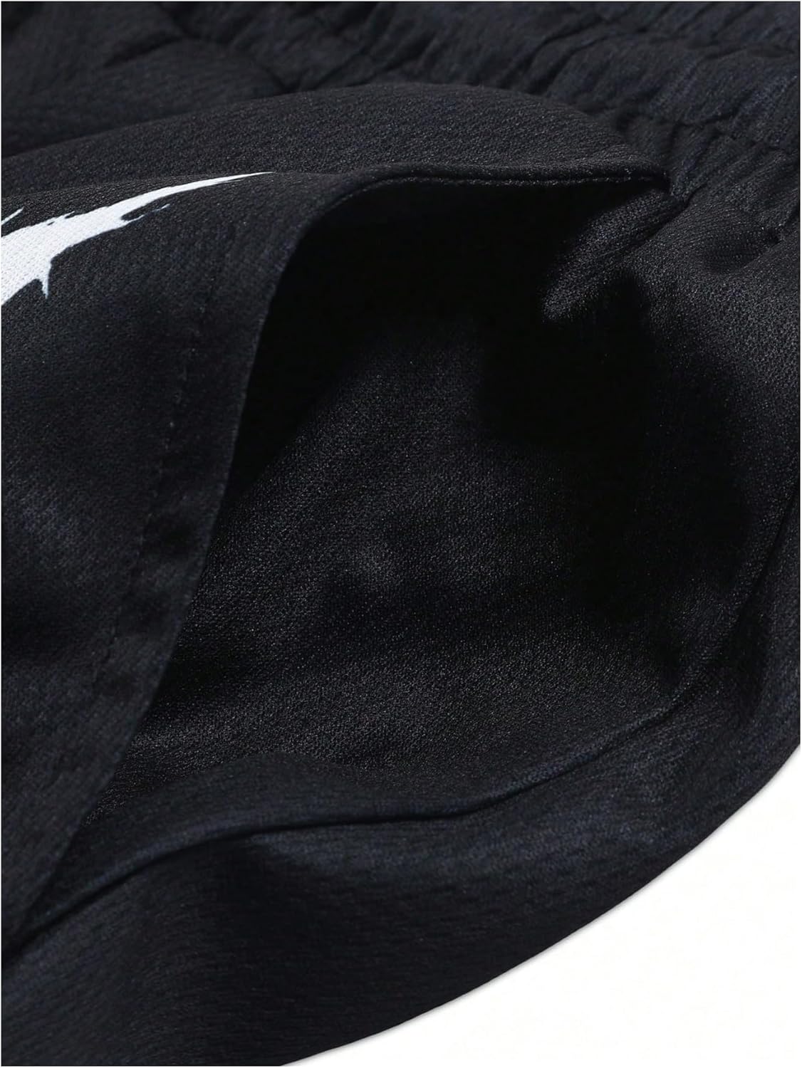 SHENHE Men's Graphic Shorts with Liner Y2K Cross Print Drawstring 2 in 1 Goth Gym Anime Shorts - Image 4