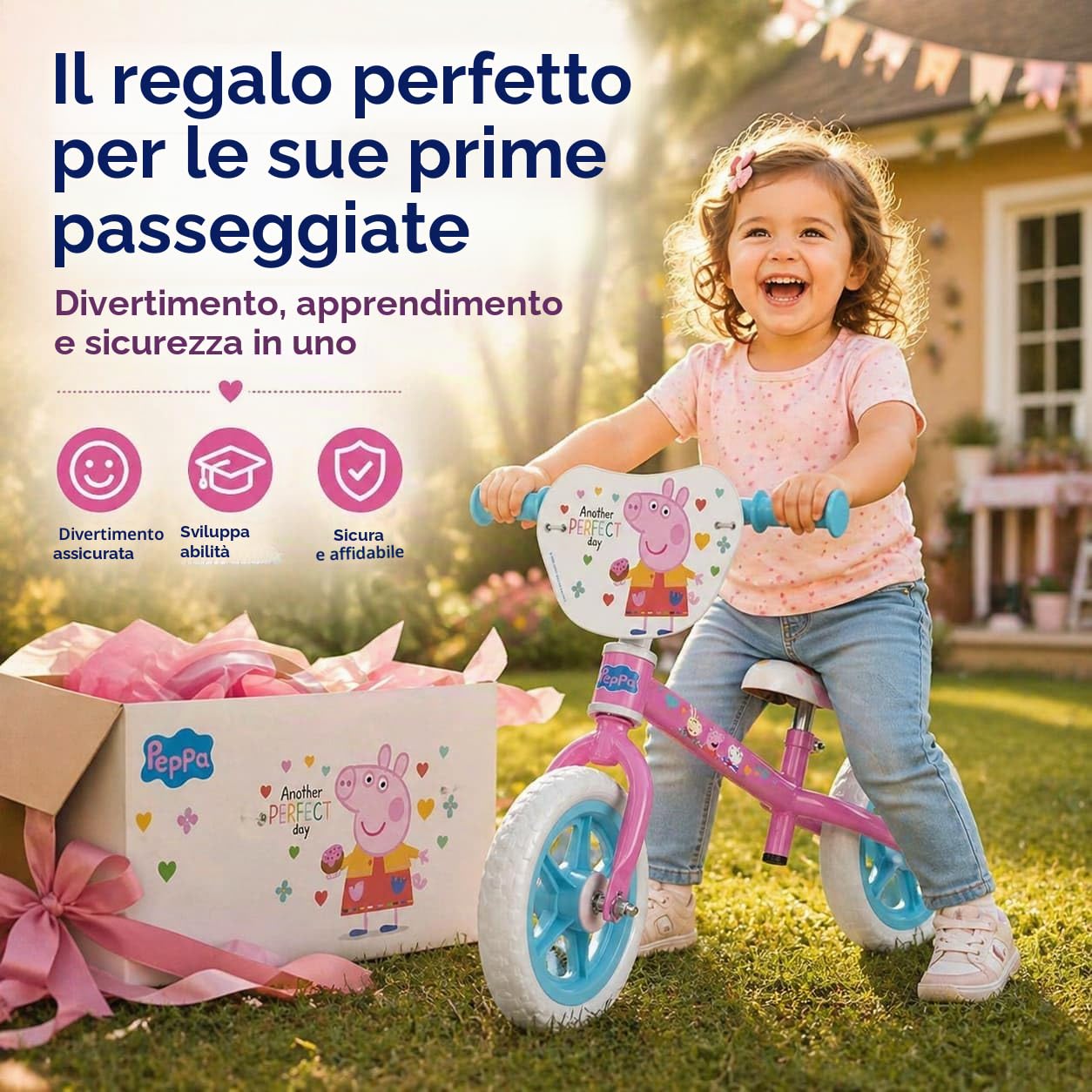 Rider Bike 10" Peppa Pig Rosa