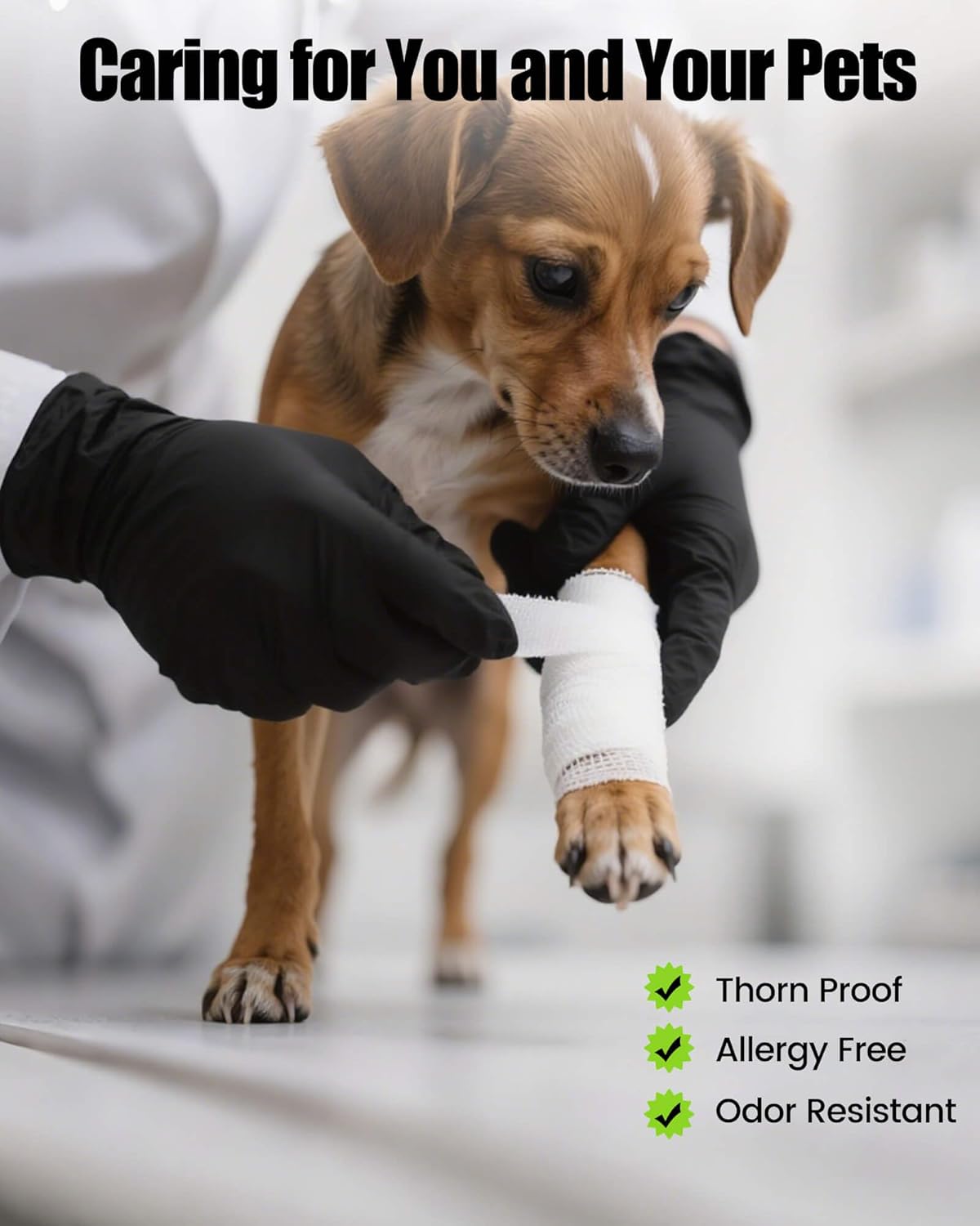 TREEGO 6 Mil Black Nitrile Gloves Large – Heavy Duty Disposable Latex & Powder Free, Chemical Resistant, Textured Grip for Industrial, Mechanic, Food Handling – 100 Count - Image 6