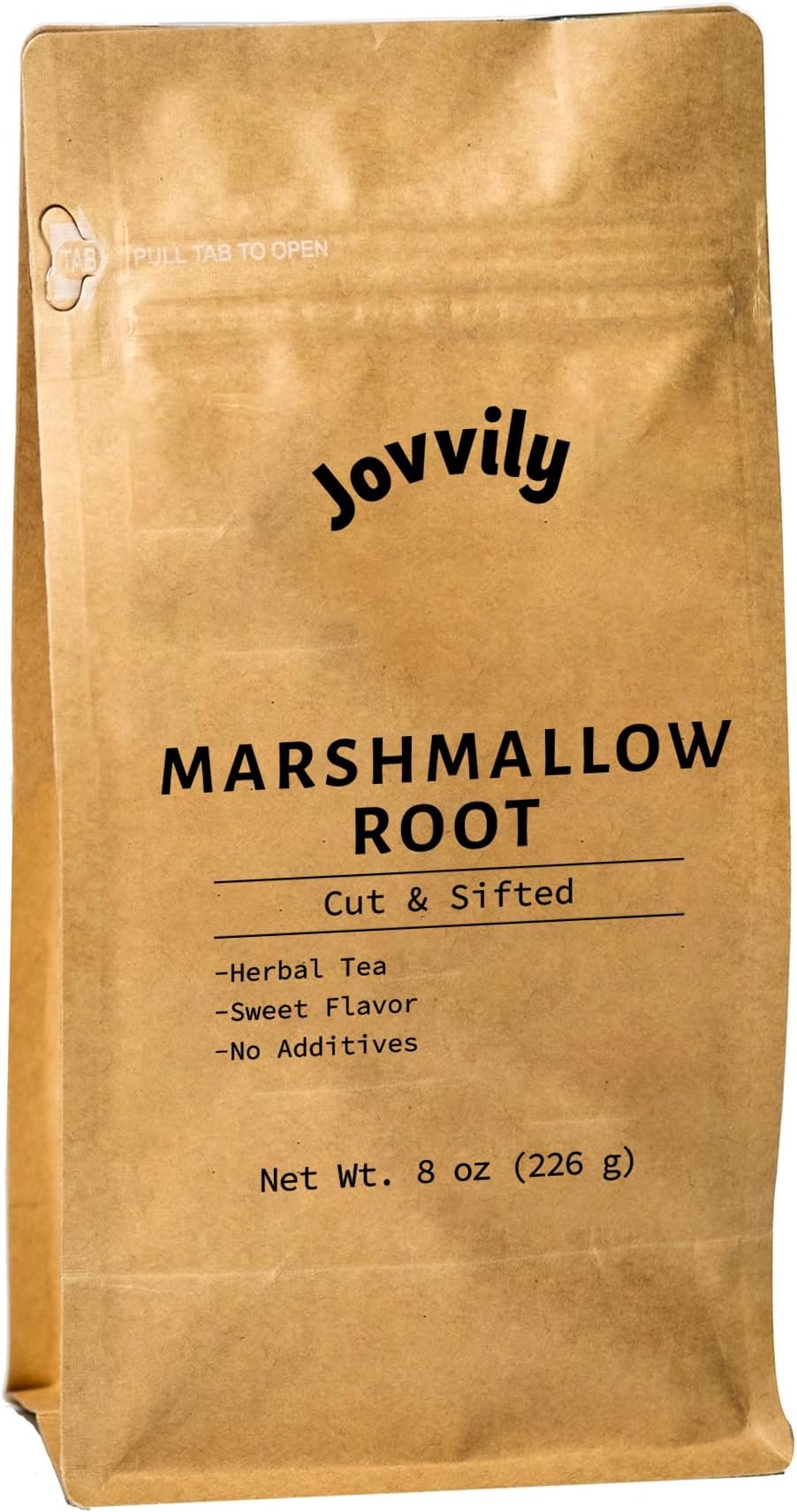Jovvily Marshmallow Root - 8 oz - Cut & Sifted - Herbal Tea