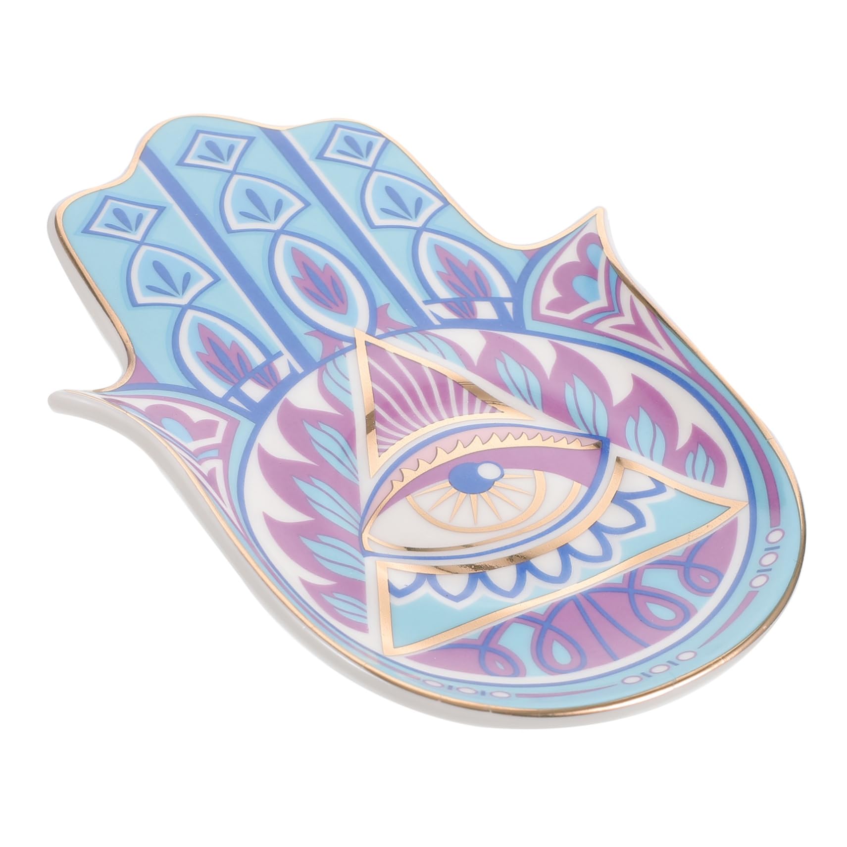 Alipis 3piezas Ceramic Tray Evil Eye Jewelry Display Plate Plato De Almacenamiento Para Joyas y Llaves Bandeja De Cerámica Para Anillos y Objetos