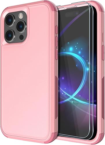 Miniatura 9 de Diverbox Funda para iPhone 15 Plus a prueba de golpes a prueba de caídas protector de pantalla de vidrio templado, funda de protección resistente