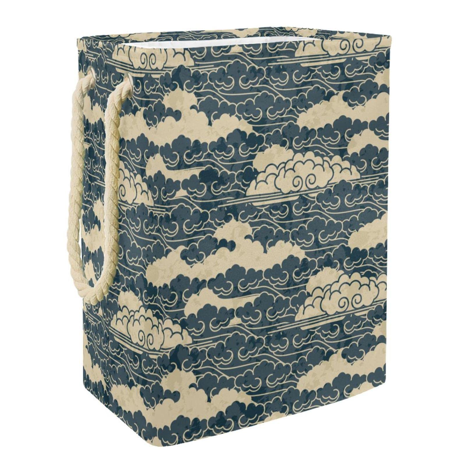 Panier à linge pour chambre et dortoir au style japonais épuré