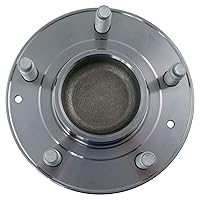 Vista 902 de TRQ Juego de 2 rodamientos de rueda trasera y conjunto de cubo con sensor ABS compatible con Ford Transit Connect 2014-2018