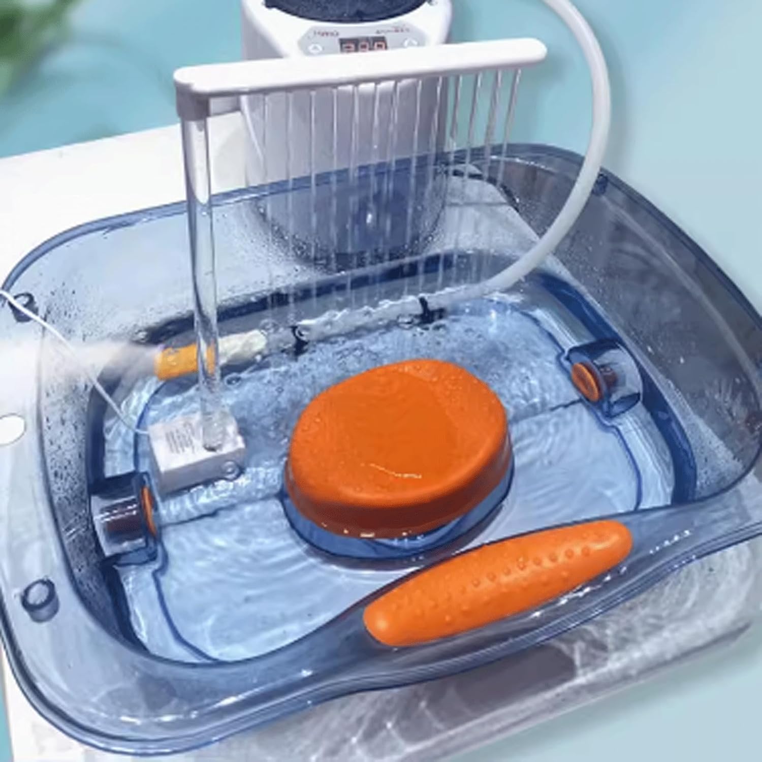 Hair Wash Tub Bedside Shampoo Basin Shampoo Bowl with Head Cushion and Water Pump Hair Washing Basin Lightweight Wash Hair in Bed Hair Wash Tray