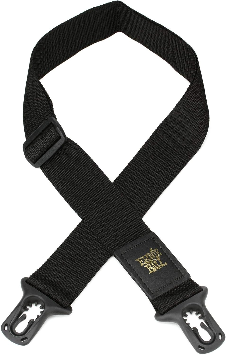 Ernie Ball PolyLock Guitar Strap, Black (P04056)
