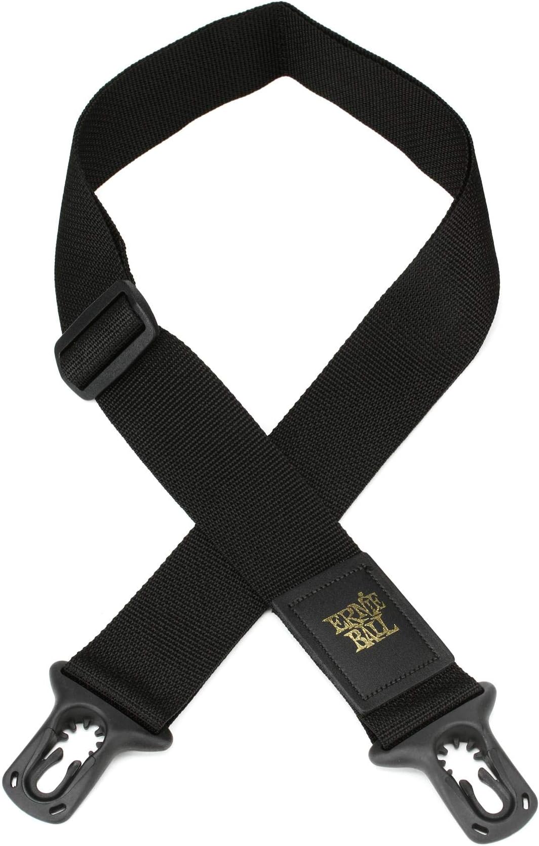 Ernie Ball PolyLock Guitar Strap, Black (P04056)