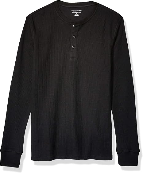 Slim-Fit Long-Sleeve Waffle Henley 