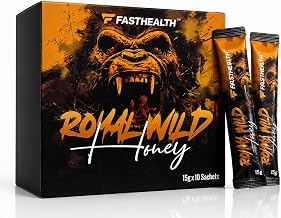 Honey Sticks 100% Natural – 10 Individual Sachets x 15g – Ginseng – Soft Flavor, Silky Texture – An Authentic and Distinguished Experience – Food Product