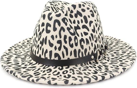 GEMVIE Wool Felt Fedora Hats for Men 