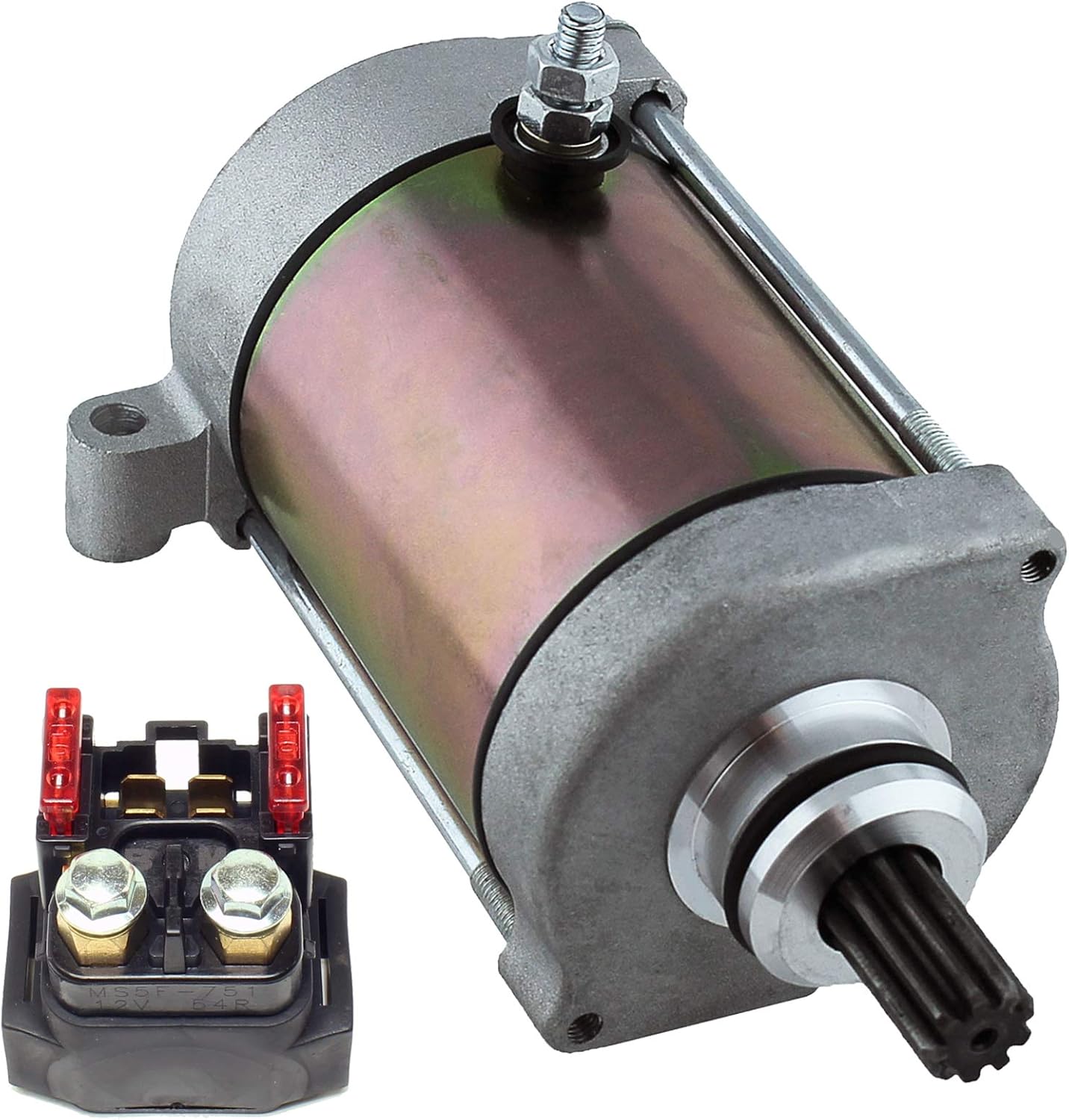 Caltric Starter And Relay Solenoid Compatible With Yamaha