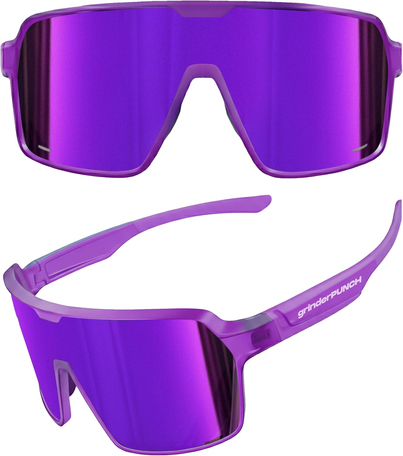 grinderPUNCH XL Baseball, Pickleball, Running, Hiking & Cycling Polarized Sport Sunglasses for Men & Women with UV Protection