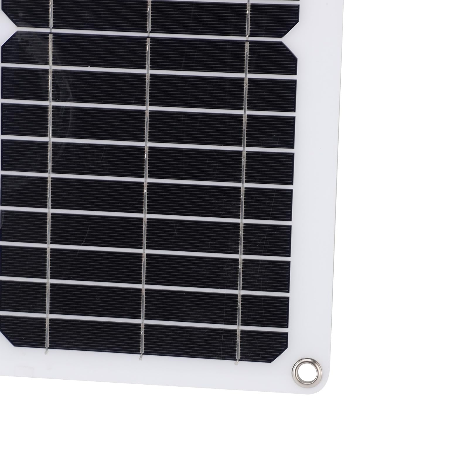 Yosoo Health Gear Kit de Panel Solar de 20 W, Cargador Solar Portátil Monocristalino con Asa, Múltiples Puertos de Carga, Cargador de Batería de Panel ABS Ligero para Camping, Viajes, Uso de