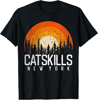 Catskills New York NY Shirt Retro Vintage 70s 80s 90s Gift T-Shirt