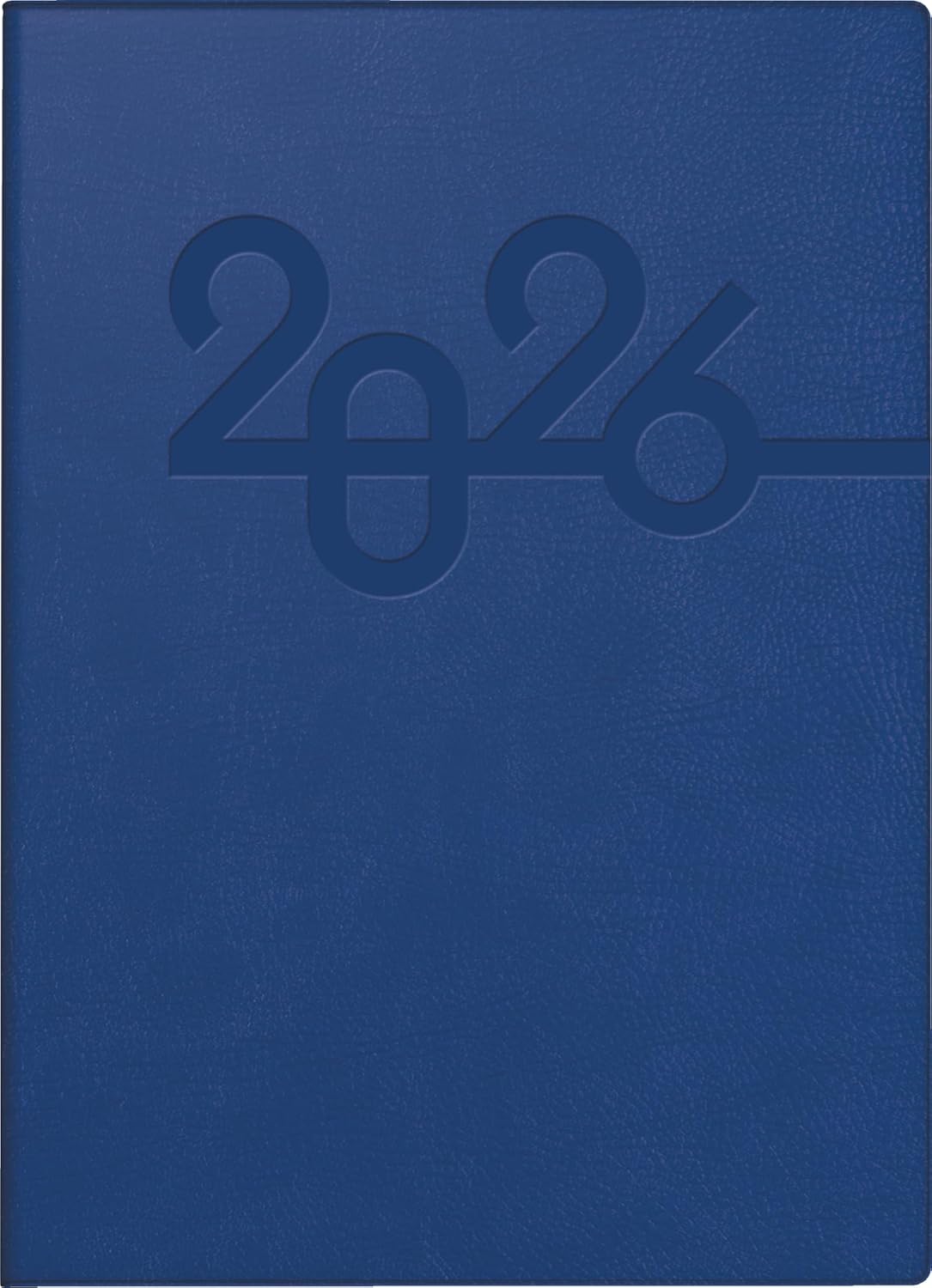 rido/idé Pocket Diary Model Technology III '26 | A6, Faux Leather, Blue