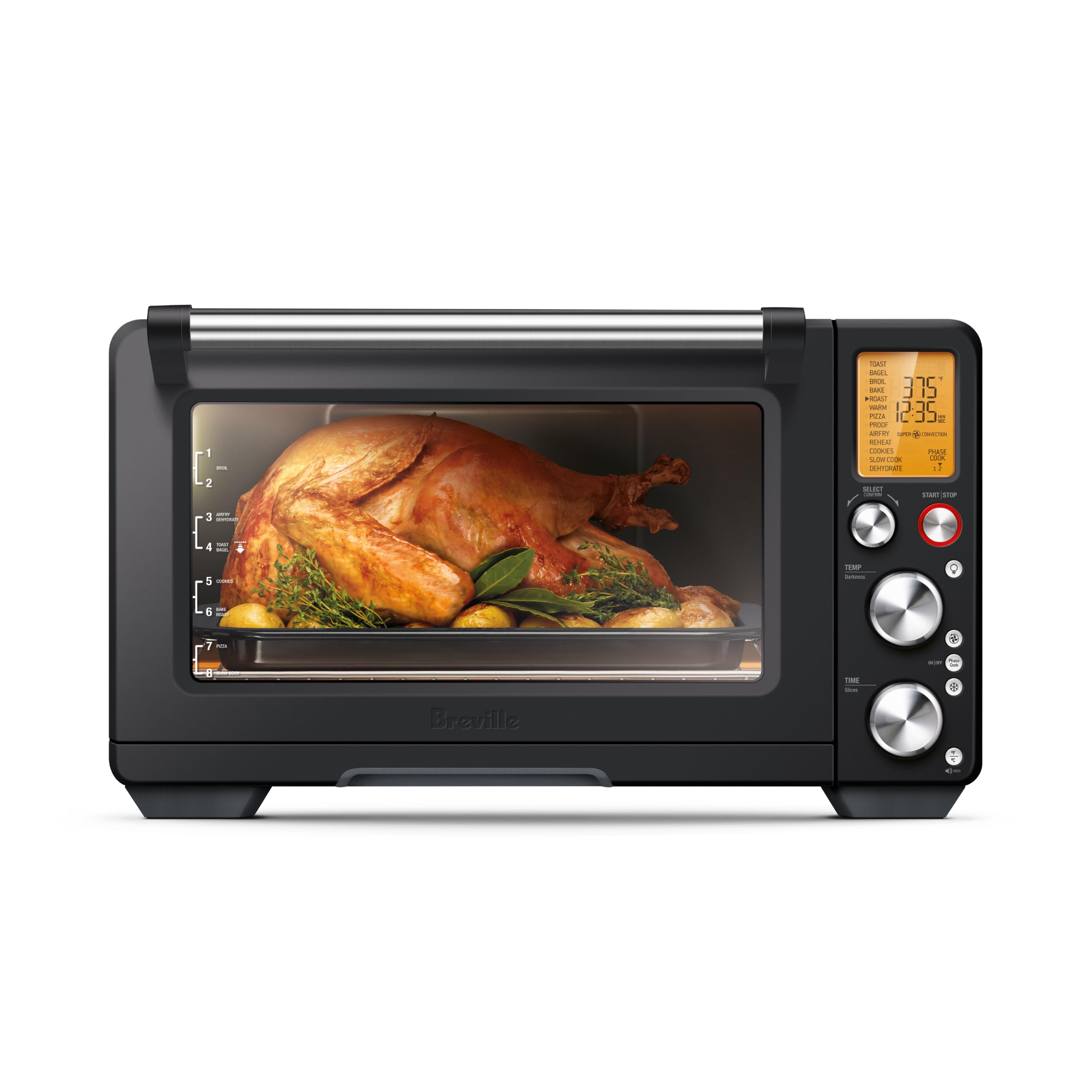 Breville BOV900BTR Smart Oven Air Fryer Pro, Black Truffle