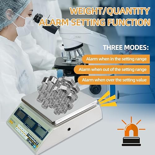 Miniatura 4 de ZUFUMI Báscula de conteo para piezas y monedas, báscula industrial conmutable, balanza digital, báscula electrónica de peso para inventario